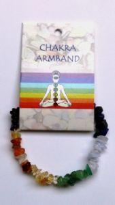 Chakra armbandje splitkralen
