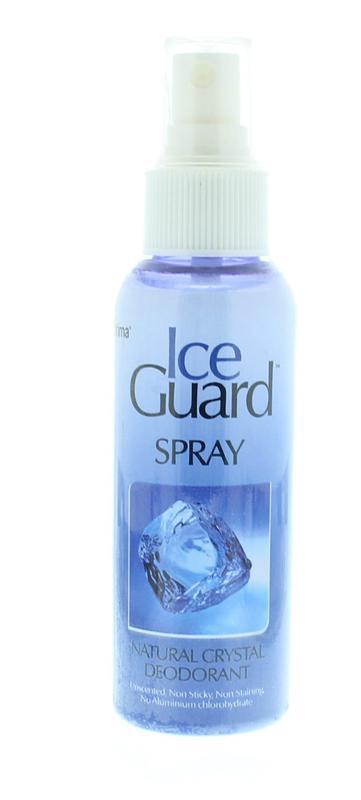 Deodorant ice guard spray