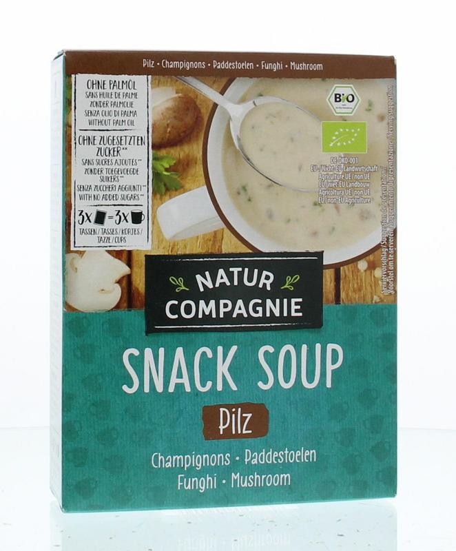 Snack soup champignons bio