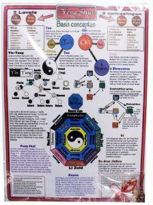 Alive Feng shui kaart met kristal