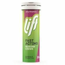 Lift Glucotabs framboos meeneembuisje