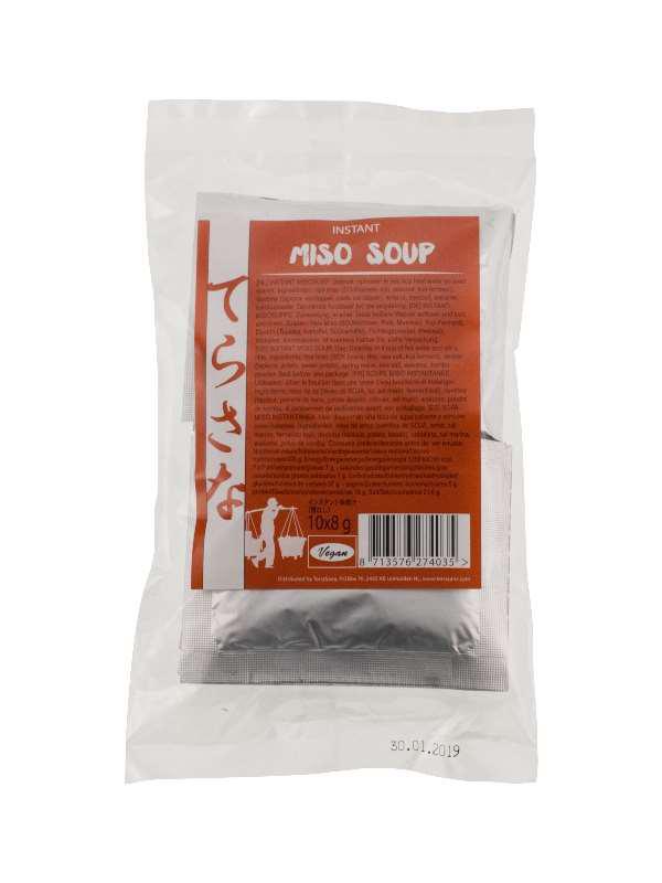Instant miso soep 10 x 8 gram