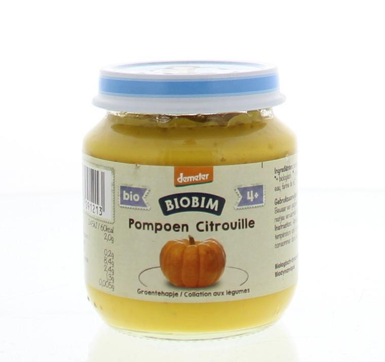 Pompoen puree 4 maanden Demeter bio