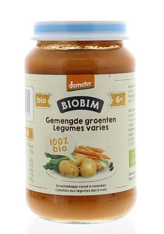 Gemengde groente 6 maanden Demeter bio