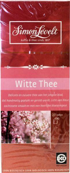 levelt witte thee zakje eko - 22st
