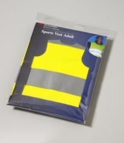 Merkloos scotchlite veiligheidvest v(s) verp