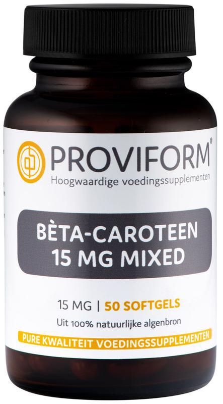 Betacaroteen 15 mg mixed