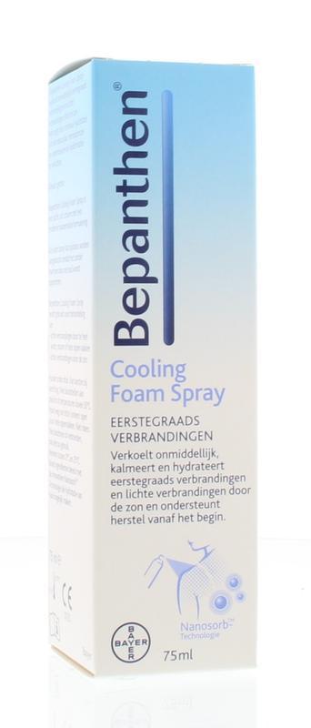 Cooling foam spray