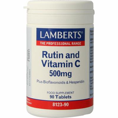 Lamberts Vitamine C 500mg rutine & bioflavonoiden Lamberts Vitamine C 500mg rutine & bioflavonoiden