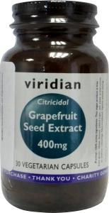 VIRIDIAN grapefruit seed extract 400 mg 30 caps