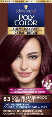Schwarzkopf Creme haarverf 83 donker kersenrood