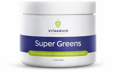 Vitakruid Vitakruid Super Greens 25 nutrienten oa probiotica & enzymen