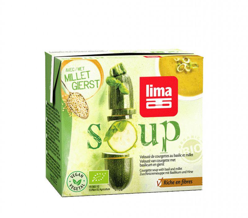 Veloute courgette basilicum bio