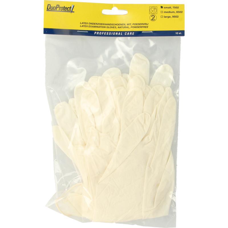 Handschoen latex poedervrij S