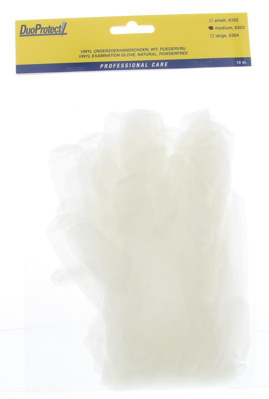 Handschoen vinyl poedervrij medium