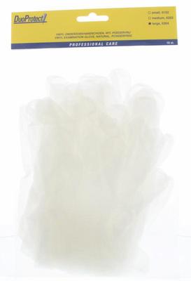 Duoprotect Handschoen vinyl poedervrij large