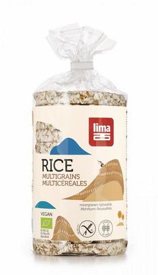 Lima Rijstwafels meergranen bio
