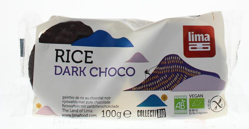 Rijstwafels pure chocolade bio