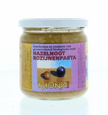 Monki Hazelnoten-rozijnenpasta eko bio