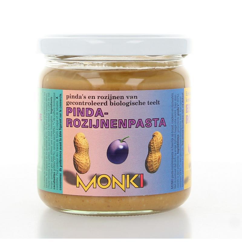 Pinda-rozijnenpasta eko bio