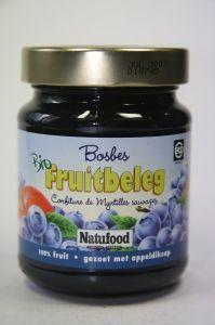 Merkloos natufood bosbessen fruitbeleg 300g