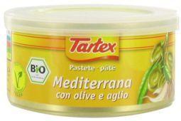 Tartex pate mediterrana bio - 125gr