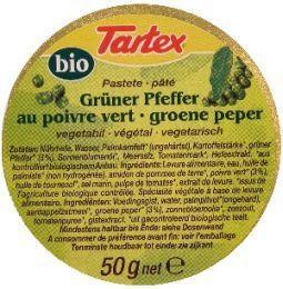 pate groene peper bio - 50gr