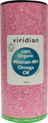VIRIDIAN organic woman 40+ omega oil 200 olie