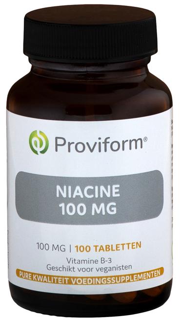 Vitamine B3 niacine 100 mg