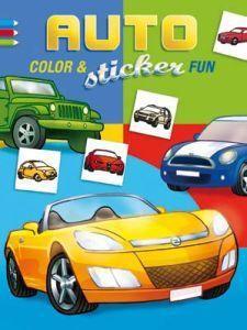 auto color & sticker fun and boek