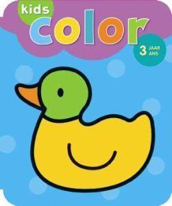 Merkloos kids color 3 jaar boek