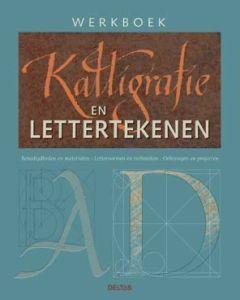 Merkloos werkb kalligrafie+lettertek. boek