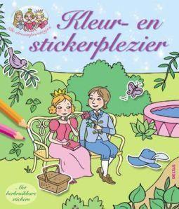 Merkloos droomprinsesjes kleur/stick pl boek