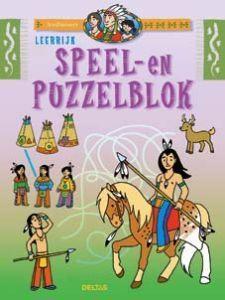 Merkloos indianen leerr speel&puzzelbl boek