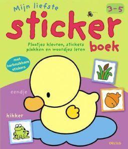 Merkloos mijn liefste stickerboek boek