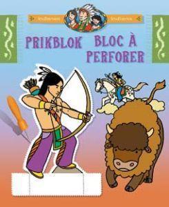 Merkloos indianen prikblok boek