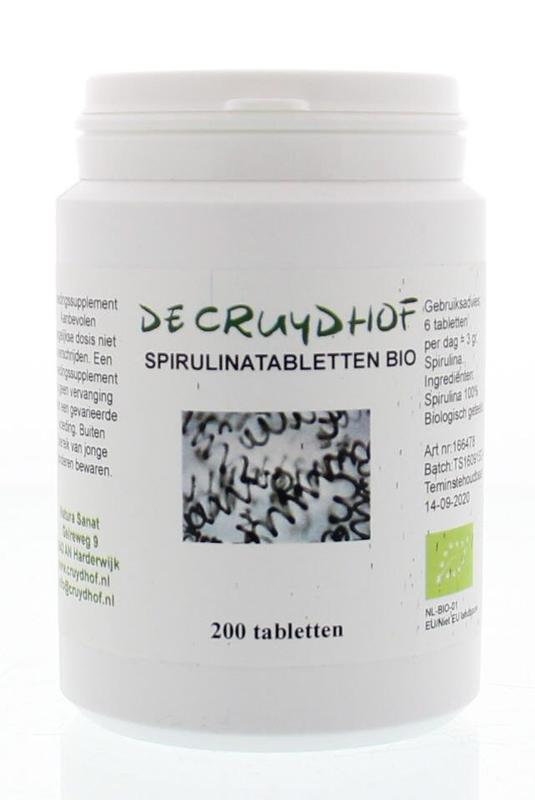 Spirulina tabletten 500mg bio