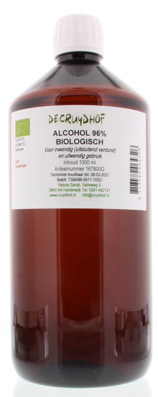 Alcohol 96% inwendig en uitwendig bio