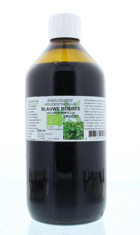 Vaccinium myrt / blauwe bosbesvrucht tinctuur bio