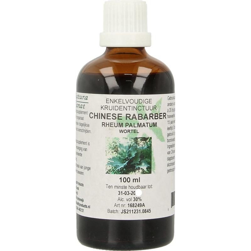 Chinese rabarber wortel tinctuur