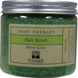 Merkloos salt scrub sweet lime green 200ml