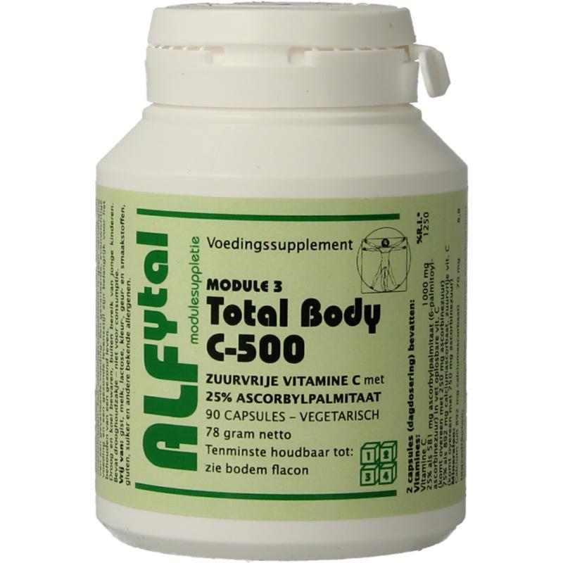 Total body C-500 zuurvrij/25% vetoplosbaar