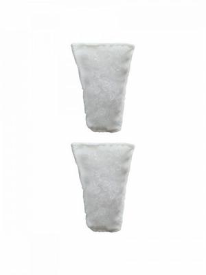 Lichtwesen Liwe nekkussen met 2 bergkristal 2 rozenkwarts