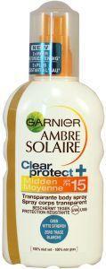 Ambre Solaire Clear protect SPF15 spray