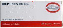 Merkloos ibuprofen 400mg ham ua 20tab