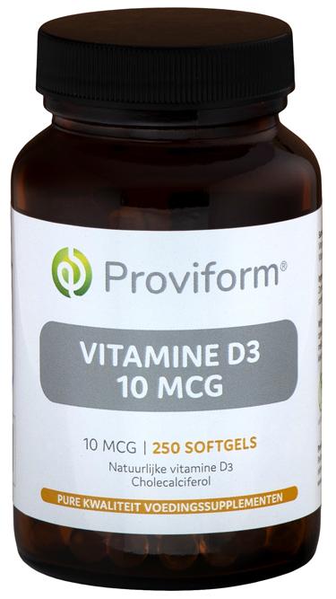 Vitamine D3 10mcg