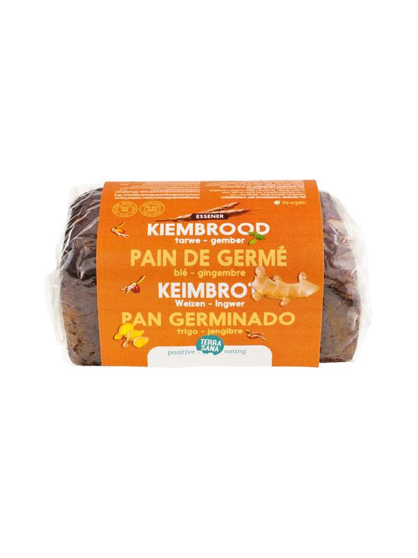 Gekiemd tarwebrood met stemgember bio Gekiemd tarwebrood met stemgember bio