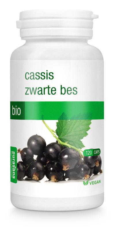 Zwarte bes/cassis vegan bio