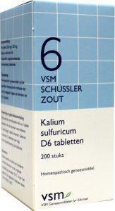 Kalium sulfuricum D6 schussler 6