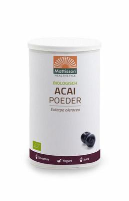 Mattisson Acai poeder Euterpe oleracea organic bio Mattisson Acai poeder Euterpe oleracea organic bio